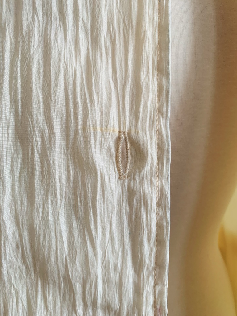 1960s–1970s ✿ Cream Micro-Pleated Coat