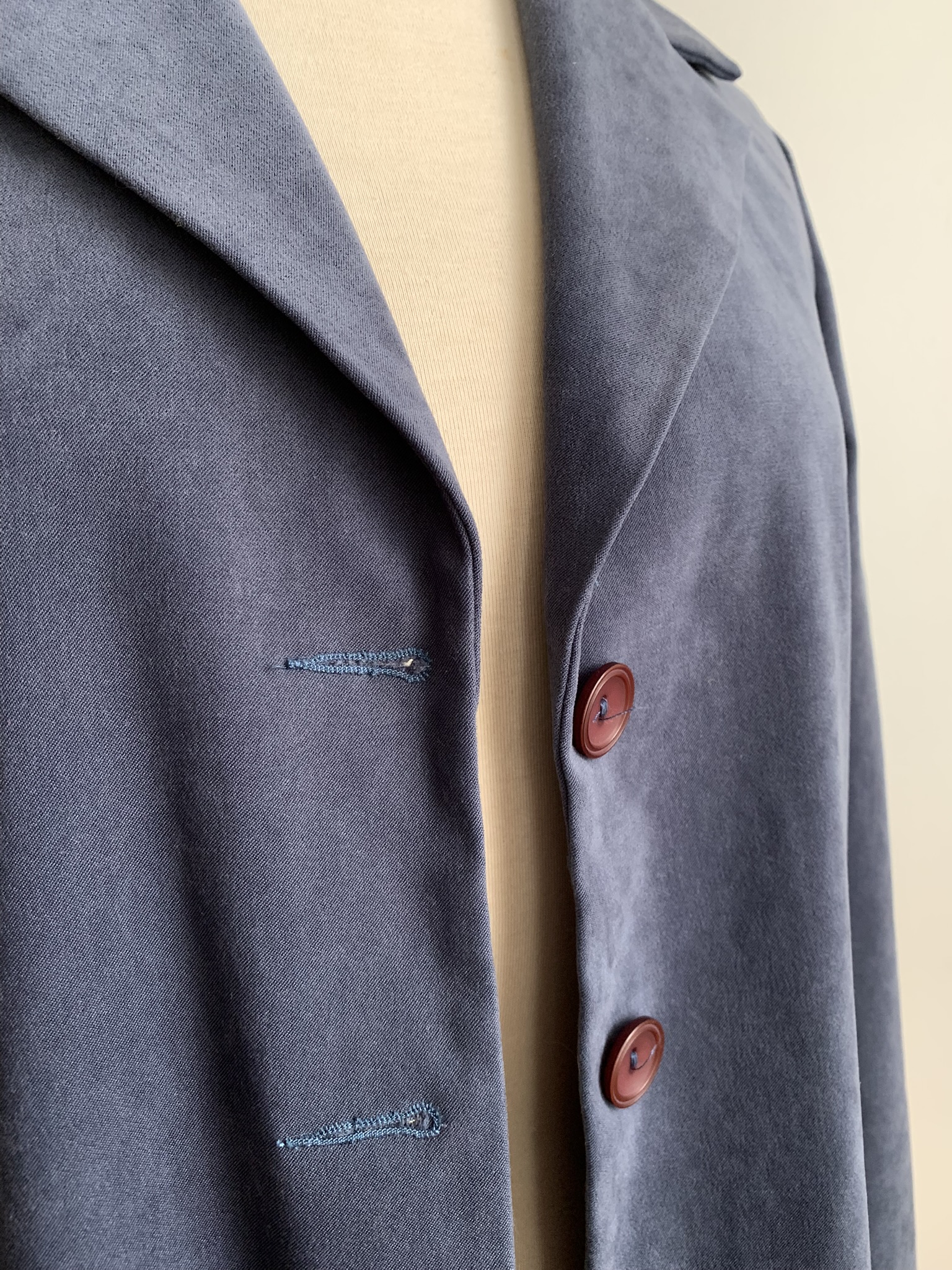 1990s ✿ Stormy blue blazer