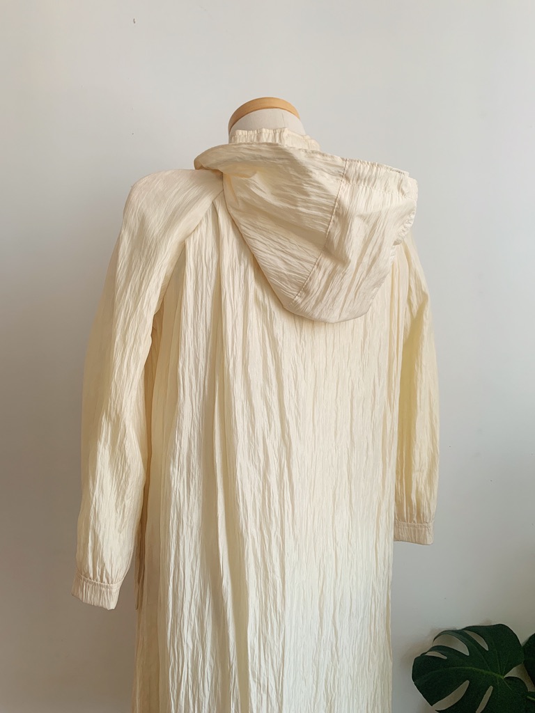 1960s–1970s ✿ Cream Micro-Pleated Coat