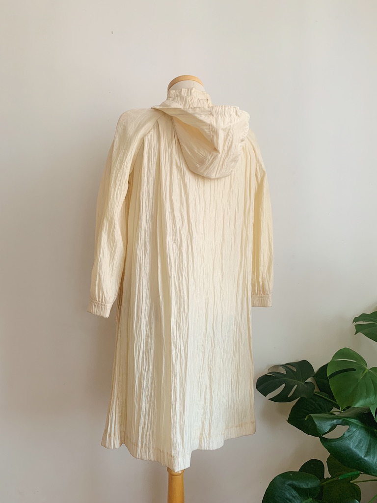 1960s–1970s ✿ Cream Micro-Pleated Coat