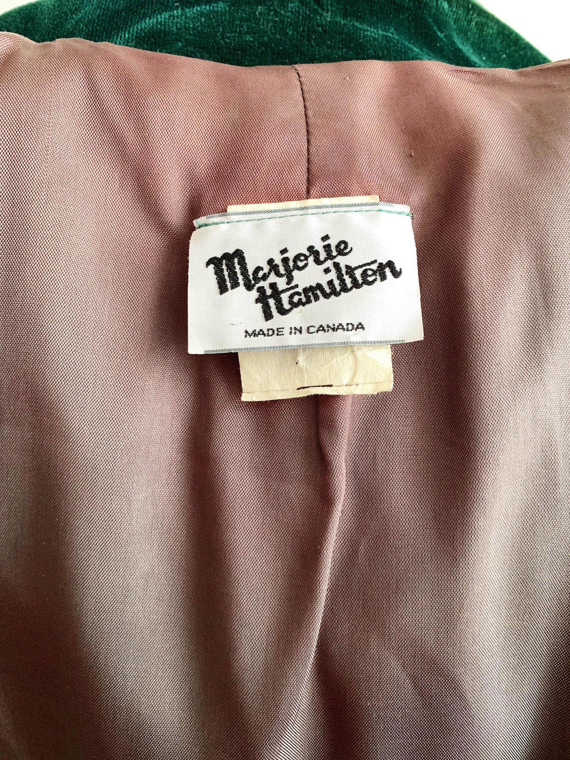 1970s ✿ Green Velvet Blazer – Image 5