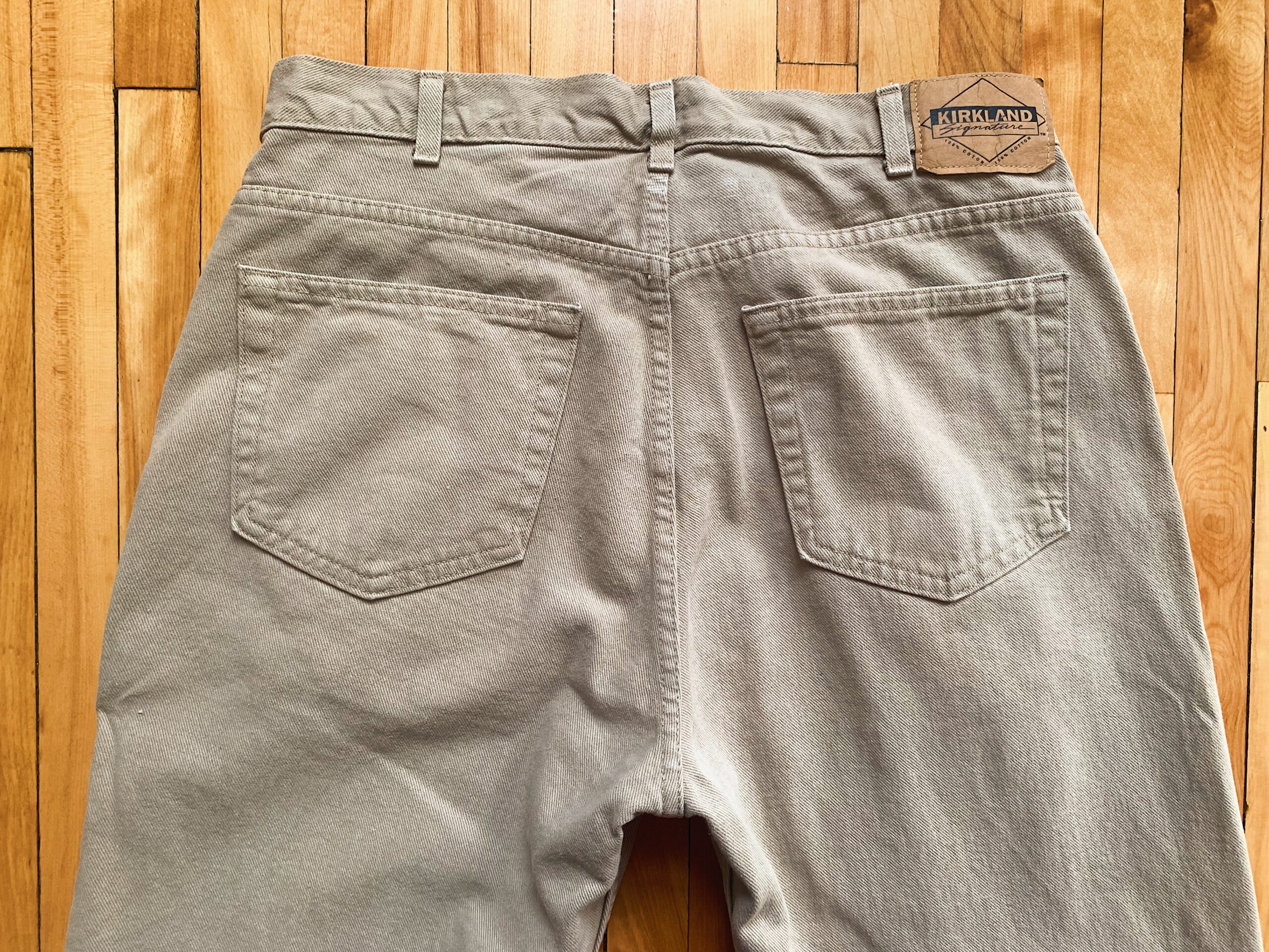 1990s ✿ Kirkland beige high-waisted jeans - Image 6