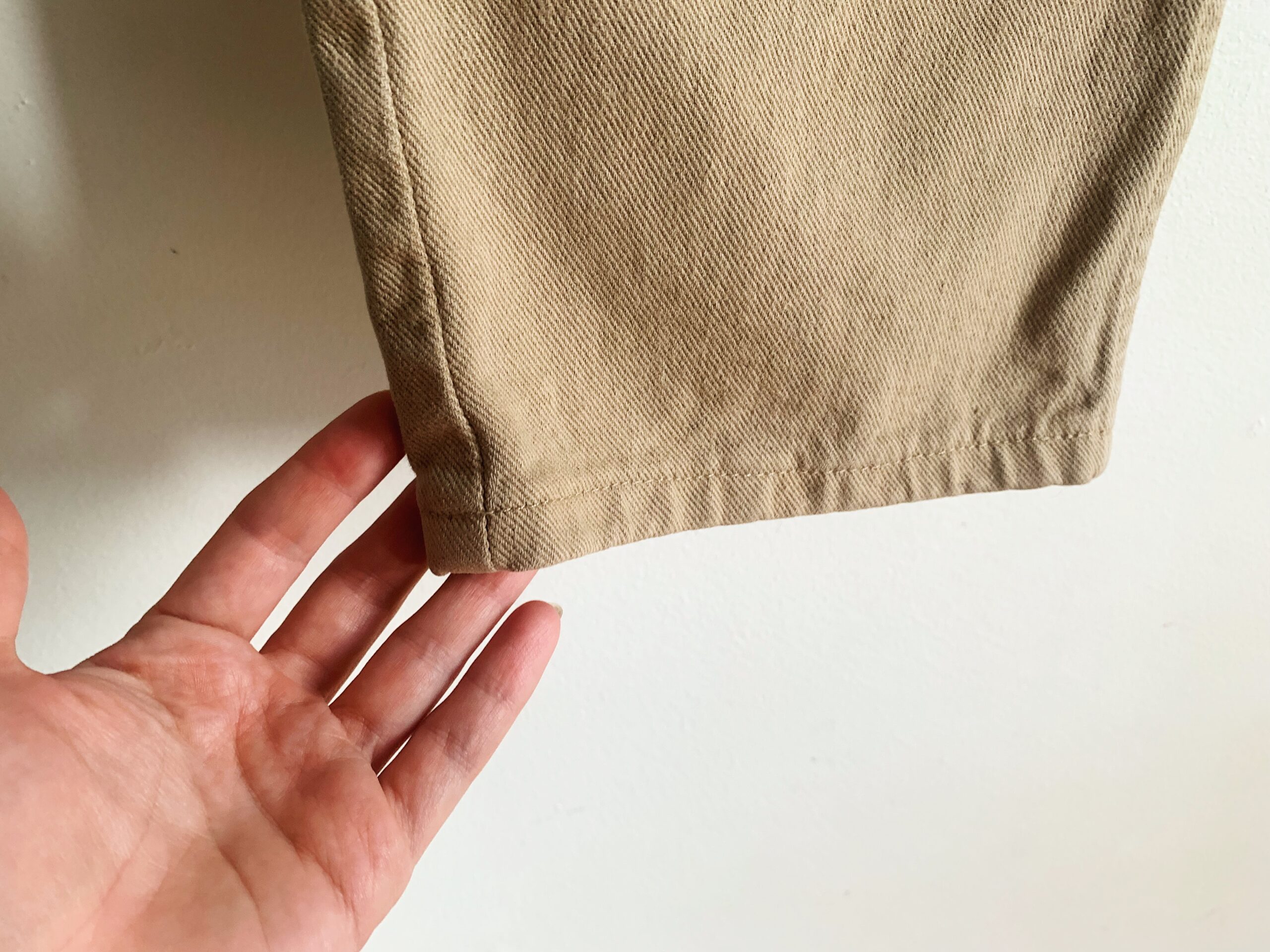 1990s ✿ Kirkland beige high-waisted jeans - Image 4