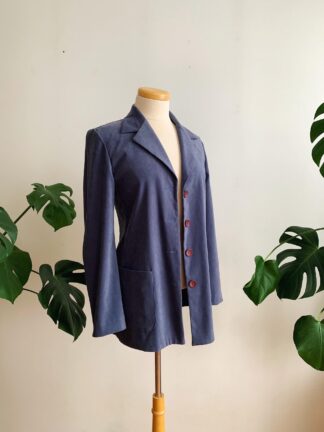 1990s ✿ Stormy Blue Blazer
