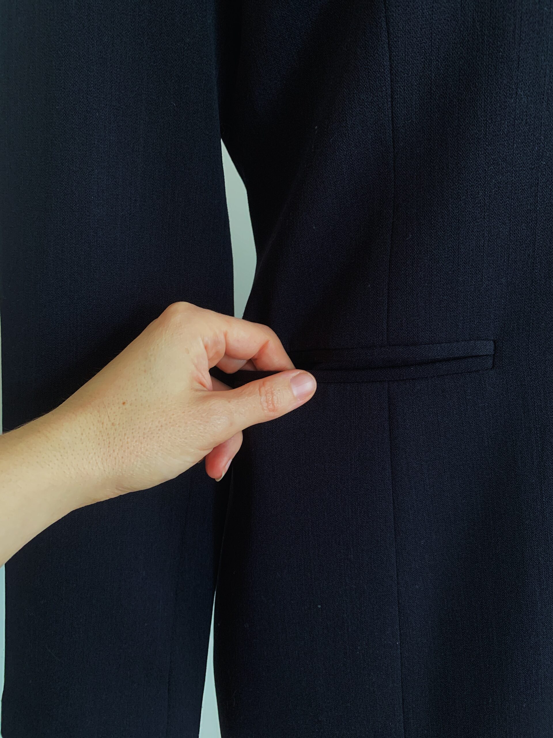 1990s ✿ Navy Tristan & Iseut Longline Blazer – Image 2